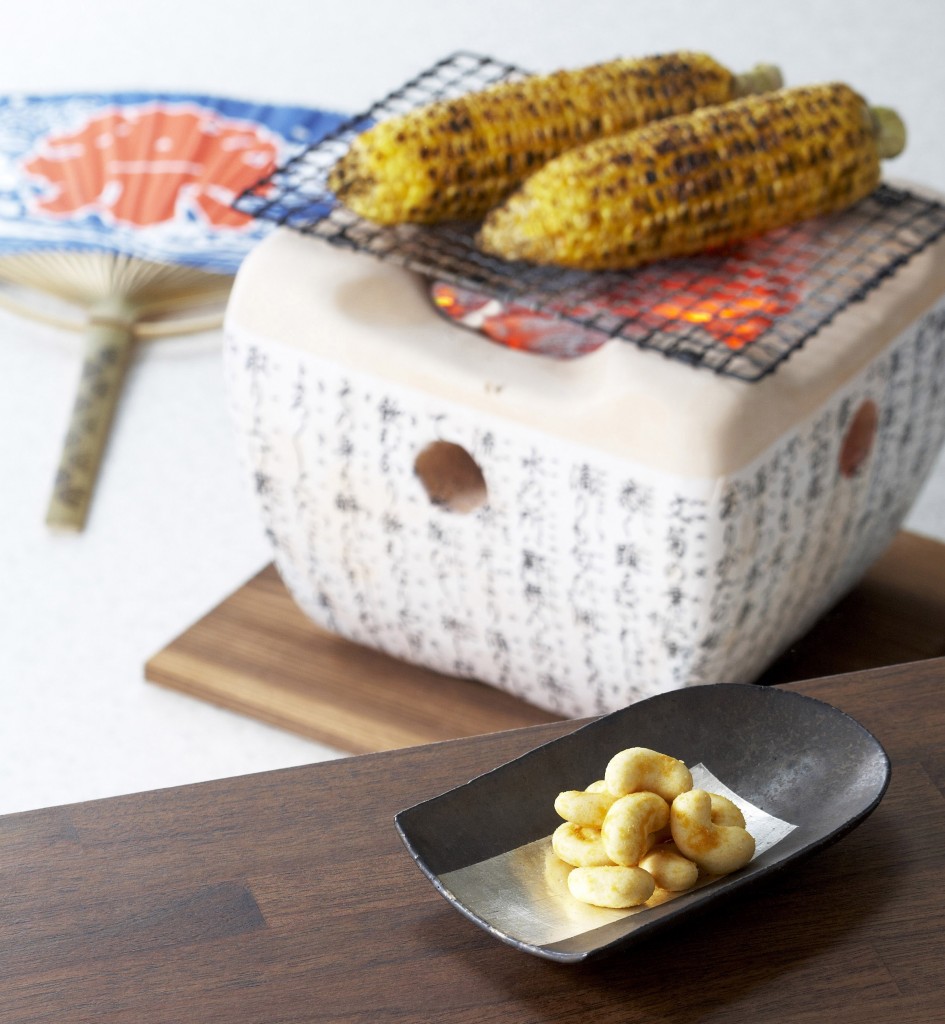 表紙　焼きもろこし